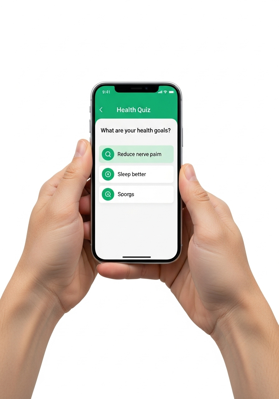 Phone with questionnaire